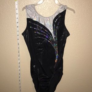 GK Elite Sportswear Gymnastic Dance Leotard SZ AS